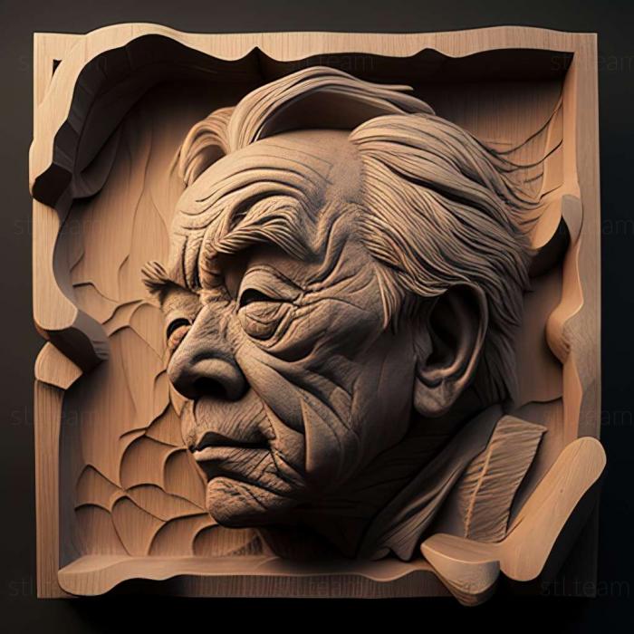 3D модель Сазае сан Мачіко Хасегава (STL)
